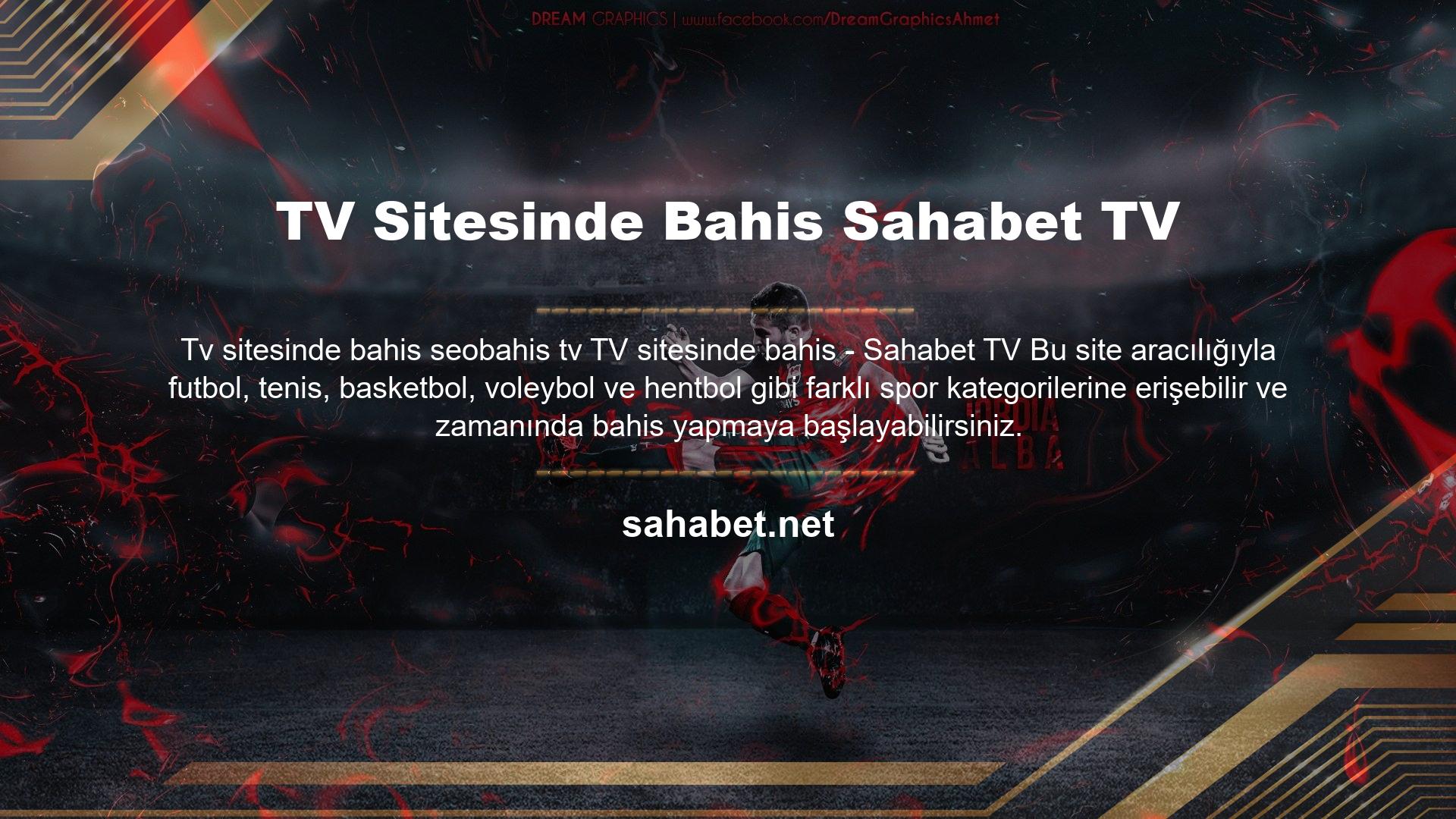 Sahabet TV Sitesinde Bahis