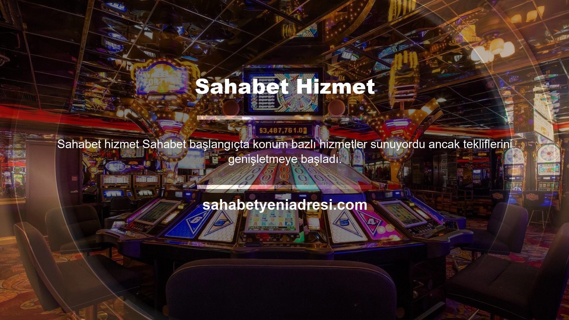 Sahabet Casino Avantajları Hizmetlerini çevrimiçi olarak sunabilen bir bahis sitesi oluşturun